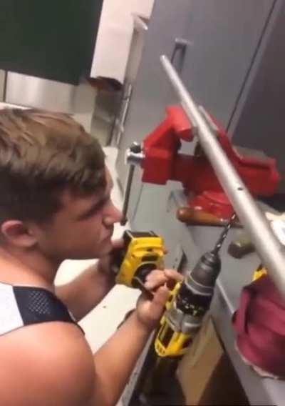 Drilling a hole