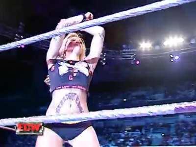 Kelly Kelly dressed like CM Punk