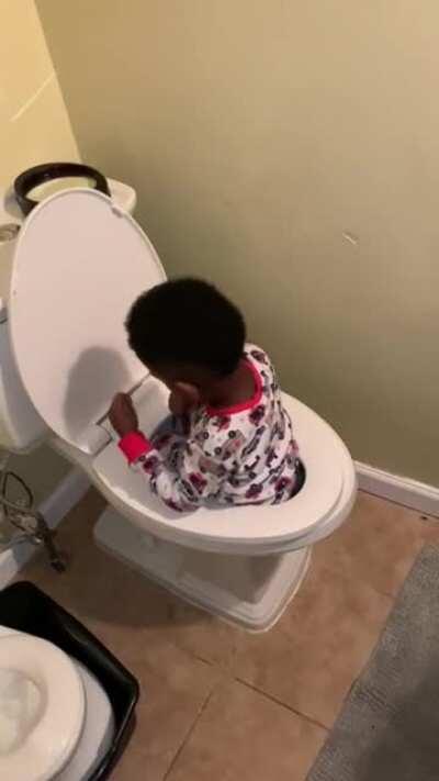 HMJB while I get stuck in a toilet