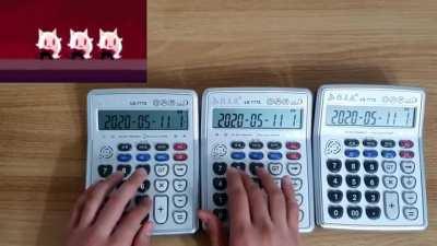 Helltaker theme using calculator