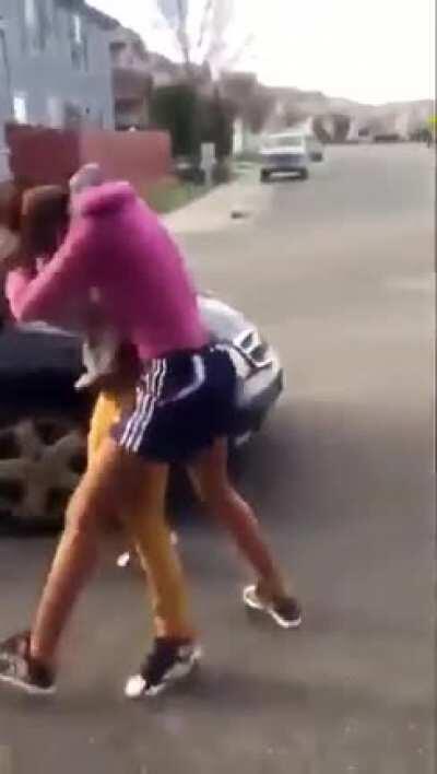 Fight turns into a small brawl