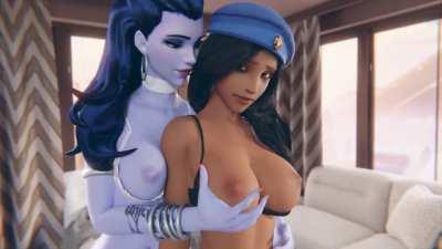 Ana & Widowmaker, (ArhoAngel)