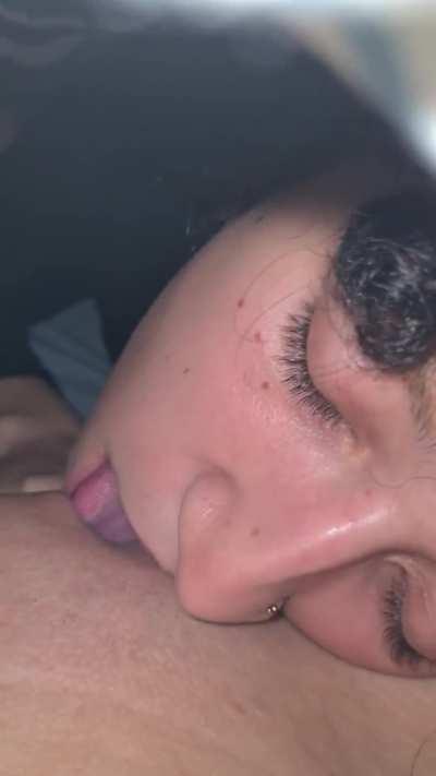 Part 2 of my GF eating me out under the sheets
