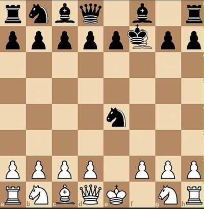 Alekhine could not guess this. Trap Alekhine Defense.