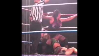 You guys seem to really like the photo, so here’s the video of Katie stinkfacing Kamille!