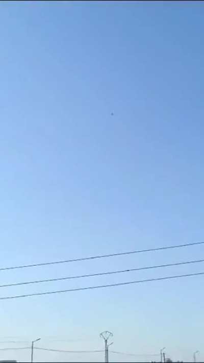 USAF A-10 gun run against Iranian militias in eastern Syria today