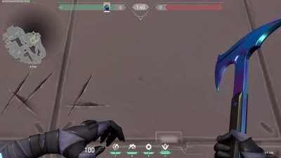 fun fact: you can actually knife the entire alphabet!