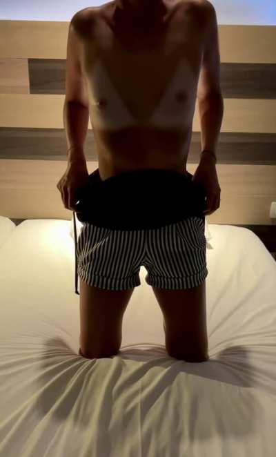 I prefer braless and pantyless! Always 😈