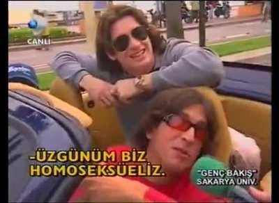 Least based newsreader in Turkey