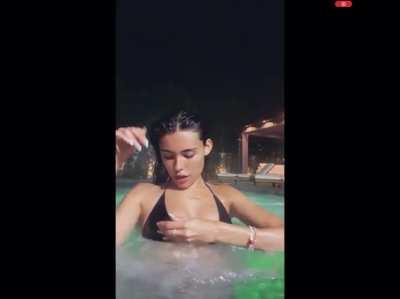 Nipple exposed in live stream