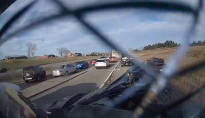 Out of control truck