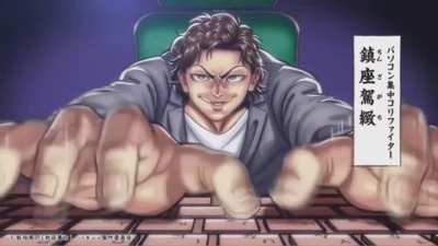 Baki typing with the circus remix