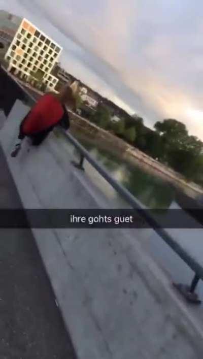 What could go wrong not looking before you jump off a bridge