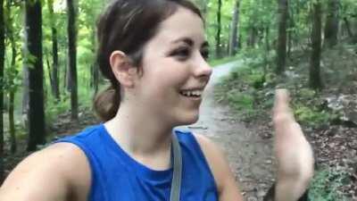 When you make a new friend while hiking