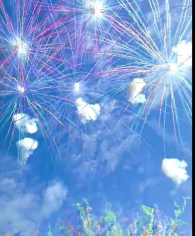 This Is What A Daylight Fireworks Looks like 🤩