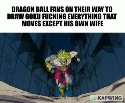 Or the opposite, it's so funny how a fandom of a Battle Shonen has so many people with a NTR fetish for some fucking reason