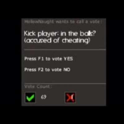 Kicking player in balls