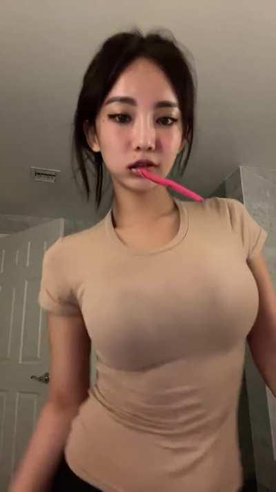 Busty korean