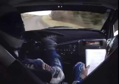 When in doubt....flat out! Colin McRae doing his thing