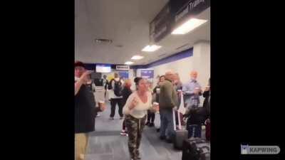 Cult goon tries to intimidate congressman from California