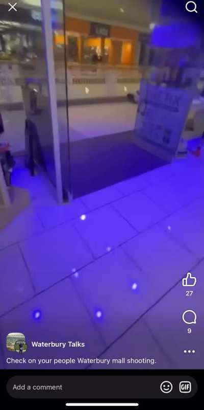 Multiple ppl shot at Waterbury, CT mall