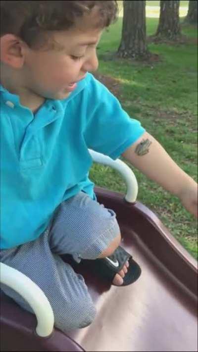 why did he poke the frog