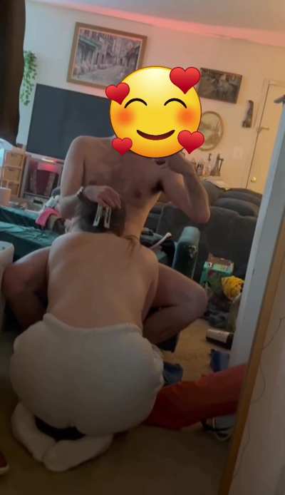 I was going to tidy up, but she sucked my soul out instead 😵‍💫🥹