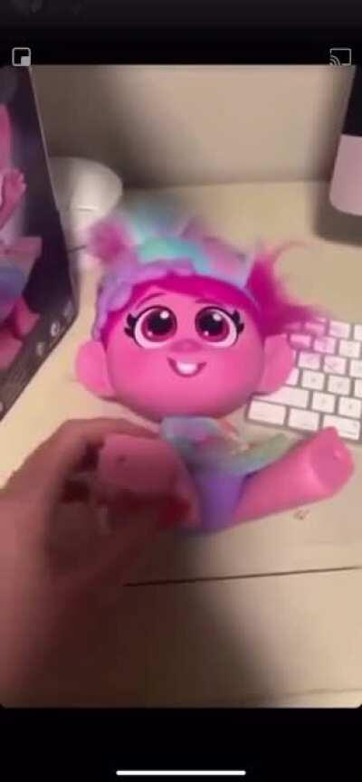 Child Grooming Toys? Princess Poppy with innappropriate button & sounds. Parent can’t find the toy on Walmart or Hasbro website