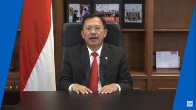 Terawan ketika rapat