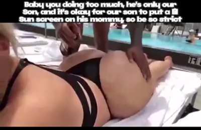 My husband is so jelly for no reason, as if that ain’t both our son 🙄