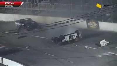 Big crash in Snowball Derby weekend