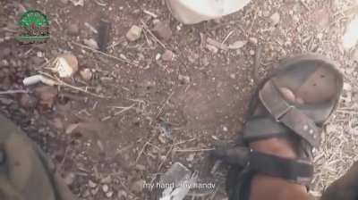 Ahrar al-Sham Speech Interrupted by Mortars and Cameraman Hit by Shrapnel (date unknown)