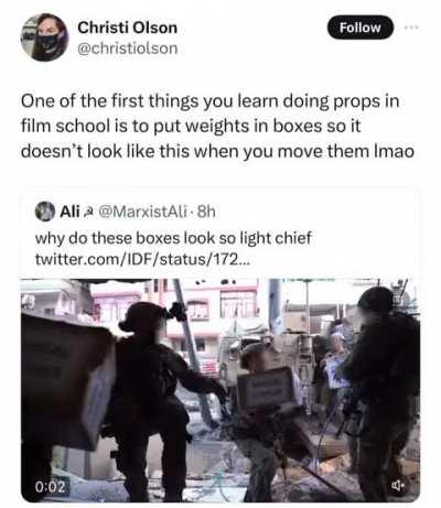 Israel can't even fake things the right way