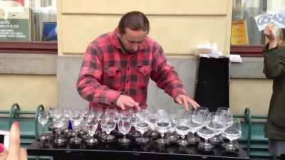 Glass Harp artist taking you to a different dimension