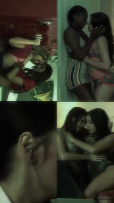 Beautiful kiss collage