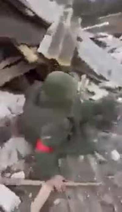 The orcs were driven into the basement, after which they surrendered to Ukrainian soldiers from the 93rd brigade 