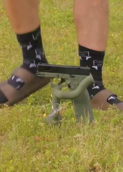 I hate this more than words describe.  Act like an adult and blast rails on the slide!