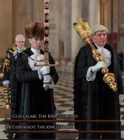 The knights of Buckingham, Guardians of the throne