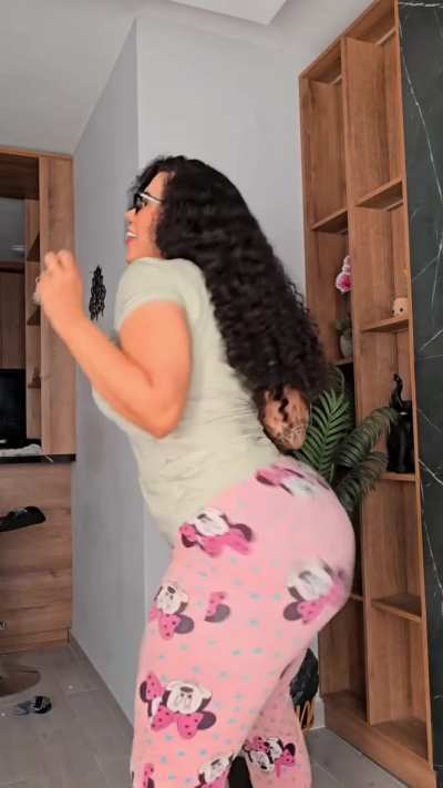 Her and these pants make a great team