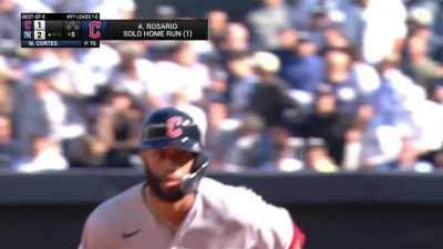 [Highlight] Amed Rosario ties the game with a solo home run off Nestor Cortes!