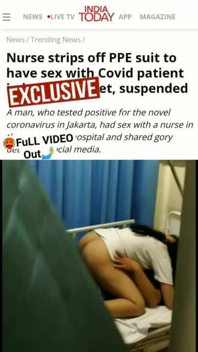 NURSE got CAUGHT HAVING S€X with a C0VlD PATIENT in HOSPITAL🥵 She got SUSPENDED - Don't Miss Full Video😍🔥r/vilen_backup |