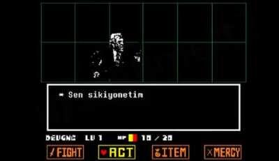 TÜRK SOLU KAVGASI BUT UNDERTALE