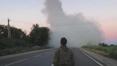 Video of HIMARS operating in Zaporizhia region