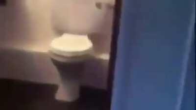 Exploding toilet