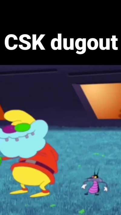 CSK dugout 