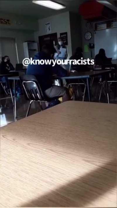 Teacher lies to her students and says that the DC riots were done by Antifa