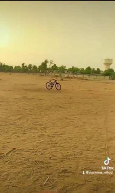 Sushant loves riding a cycle!🌚