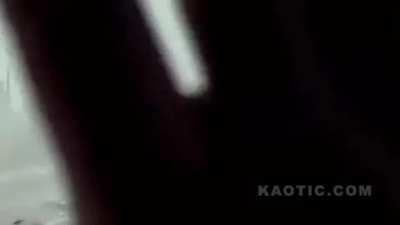 Drunk driver meets barrier