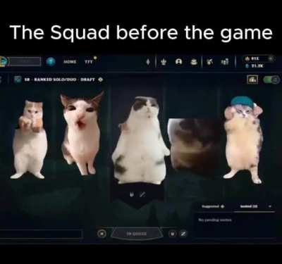 Most of the time, the squad