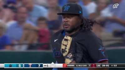 [Highlight] [Highlight] Newly acquired Miami Marlins First Basemen Josh Bell does something unnecessarily smooth, and spectacular